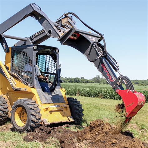 skid steer backhoe thumb|universal backhoe attachments.